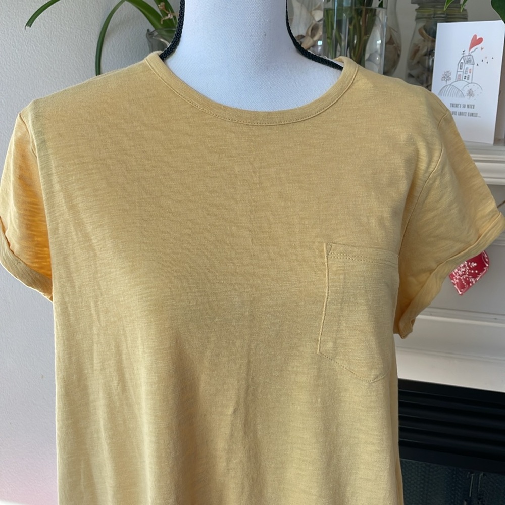 GAP Light Yellow Tee Dress - Picture 2 of 4